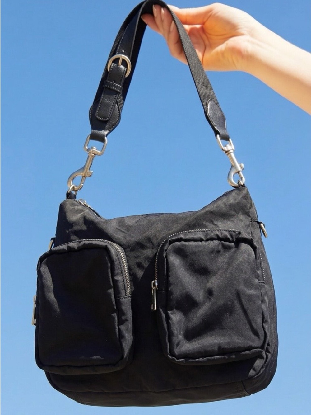 Y2K Franco Sarto Black Women’s Utility Bag